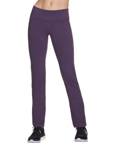 SKECHERS PANTALON LARGO EN PARA MUJER MORADO