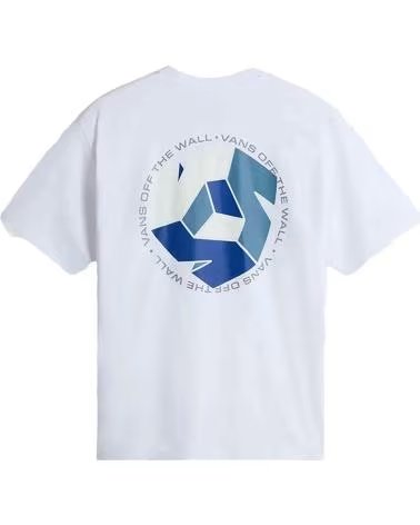 VANS OFF THE WALL CAMISETA VANS OFF THE WALL MANGA CURTA MASCULINA BRANCA BLANCO