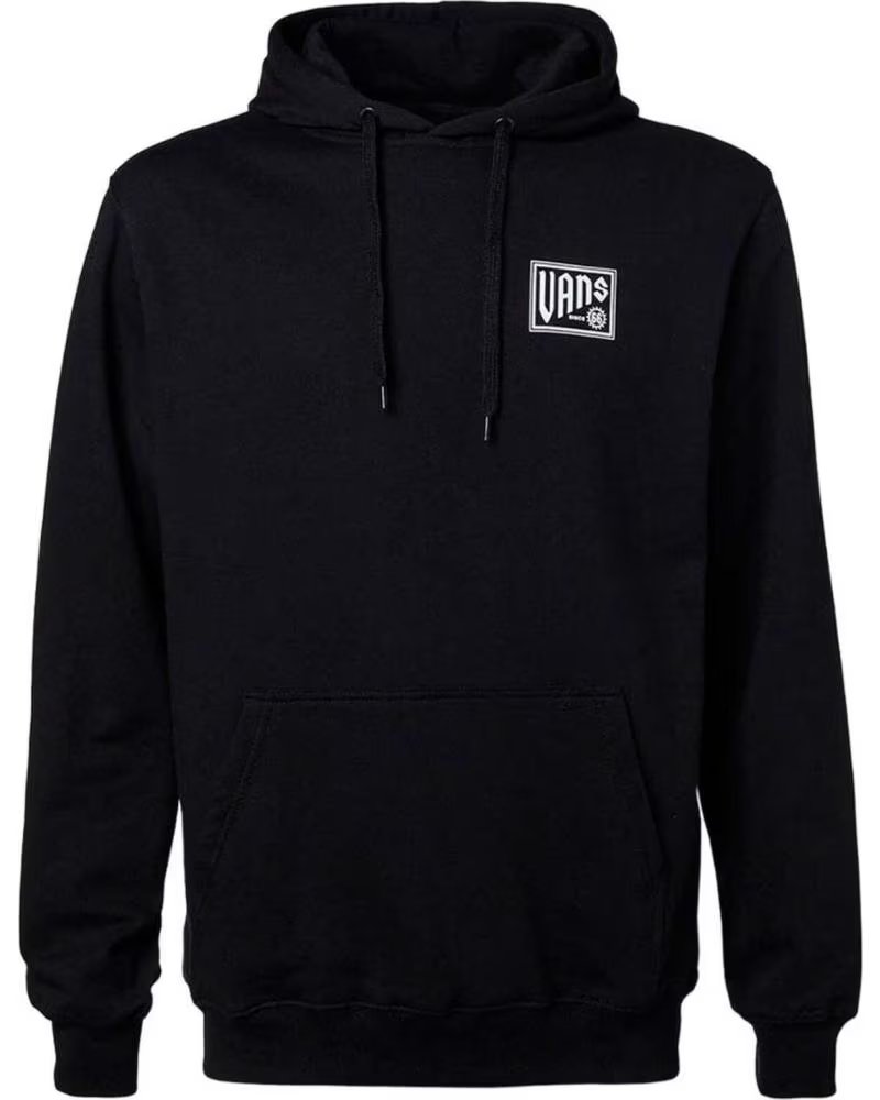 VANS OFF THE WALL FELPA CON CAPPUCCIO VANS OFF THE WALL NERA DA UOMO NEGRO