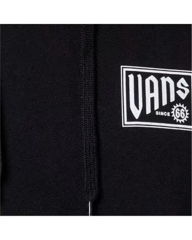 VANS OFF THE WALL FELPA CON CAPPUCCIO VANS OFF THE WALL NERA DA UOMO NEGRO