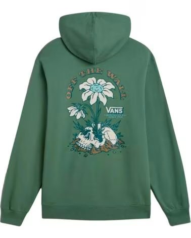 VANS OFF THE WALL FELPA CON CAPPUCCIO VANS OFF THE WALL DA UOMO VERDE VERDE
