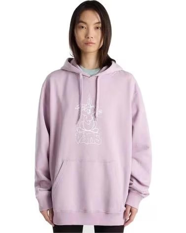 VANS OFF THE WALL VANS "OFF THE WALL" KAPUZENPULLOVER UNISEX ROSA ROSA