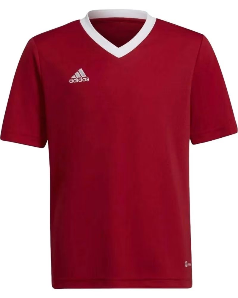 ADIDAS T-SHIRT ADIDAS ENTRADA 22 À MANCHES COURTES POUR ENFANTS ROJO