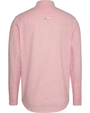 TOMMY HILFIGER CAMICIA TOMMY HILFIGER A MANICHE LUNGHE DA UOMO IN ROSA ROSA