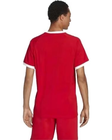 ADIDAS T-SHIRT ADIDAS ORIGINALS 3-STRIPES ROSSA DA UOMO ROJO