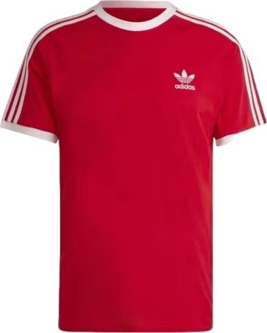 ADIDAS T-SHIRT ADIDAS ORIGINALS 3-STRIPES ROSSA DA UOMO ROJO