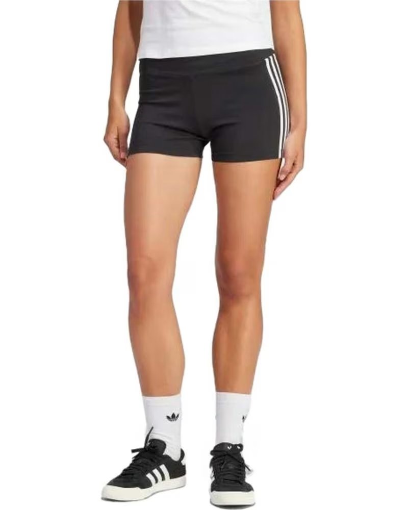 ADIDAS SHORTS ADIDAS 3-STRIPES DONNA NERO NEGRO