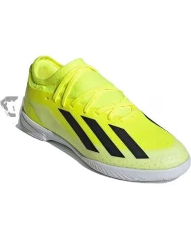 Sportschuhe für Mädchen und Junge ADIDAS X CRAZYFAST LEAGUE IN J HALLENFUSSBALLSCHUHE, REF 436432 AMARILLO