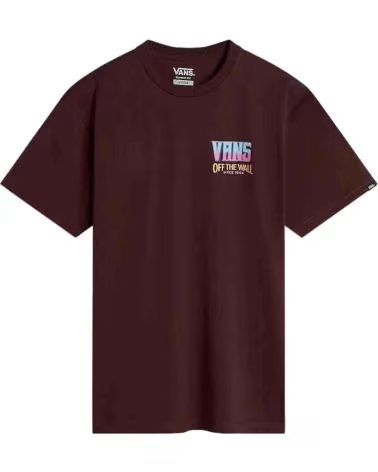 VANS OFF THE WALL T-SHIRT VANS "OFF THE WALL" MANCHES COURTES POUR HOMME MARRON