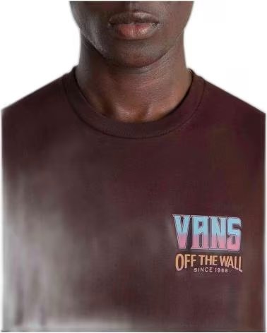 VANS OFF THE WALL T-SHIRT VANS "OFF THE WALL" MANCHES COURTES POUR HOMME MARRON