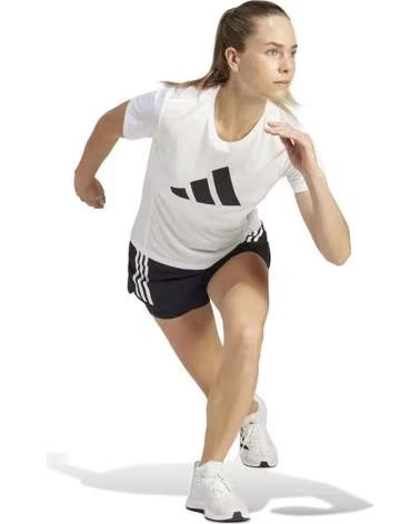 ADIDAS ADIDAS RUN IT TEE WOMEN´S WHITE T-SHIRT BLANCO