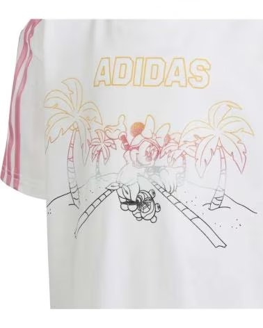 ADIDAS ADIDAS SHORT SLEEVE T-SHIRT FOR GIRLS CLARO