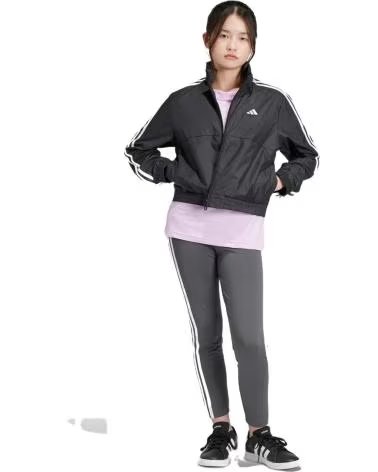 CHAQUETA DEPORTIVA ADIDAS PARA NIÑA NEGRO