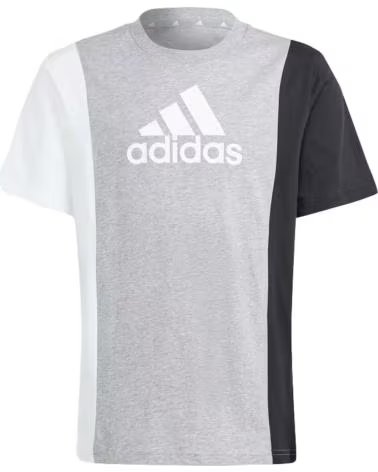 ADIDAS COMPLETO SPORTIVO A BLOCCHI DI COLORE GRIS
