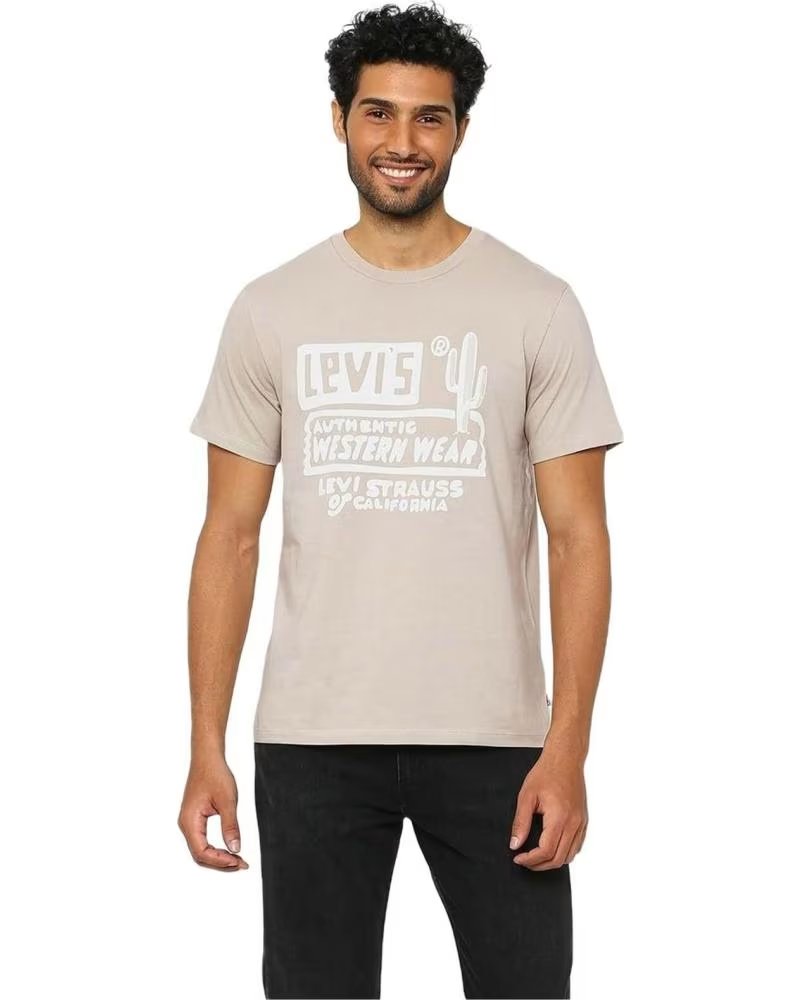 LEVIS CAMISETA DE MANGA CORTA EN PARA HOMBRE BEIGE