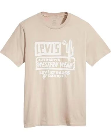 LEVIS CAMISETA DE MANGA CORTA EN PARA HOMBRE BEIGE
