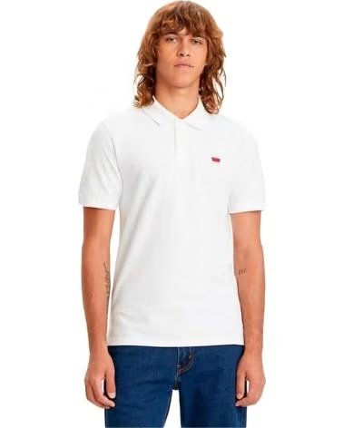 LEVIS POLO A MANICHE CORTE LEVI´S DA UOMO BLANCO