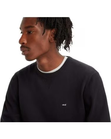 LEVIS SUDADERA LEVI´S CREWNECK LOGO PARA HOMBRE NEGRO