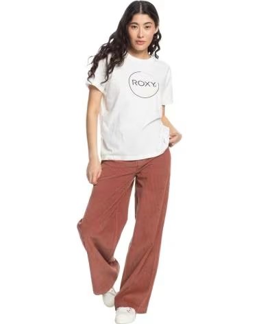 ROXY ROXY NOON OCEAN T-SHIRT FOR WOMEN WHITE BLANCO