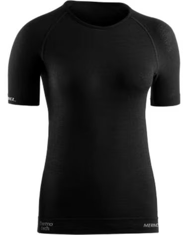LURBEL CAMISETA DE MANGA CORTA EN PARA MUJER NEGRO