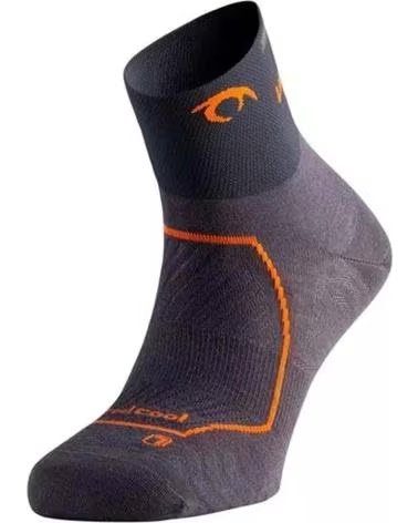 LURBEL MEIAS LURBEL UNISSEX CINZA E LARANJA MULTICOLOR