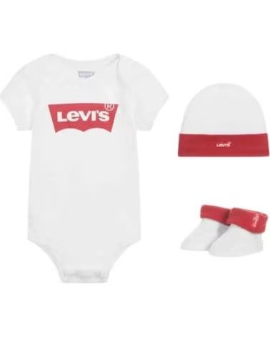 LEVIS CONJUNTO DE BEBÉ LEVIS DE 3 PIEZAS CON LOGO MULTICOLOR