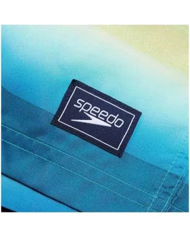 SPEEDO COSTUME DA BAGNO CORTO SPEEDO A RIGHE DA UOMO AZUL
