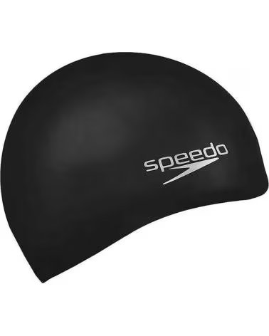 SPEEDO TOUCA DE NATAÇÃO SPEEDO DE SILICONE UNISSEX PRETA NEGRO