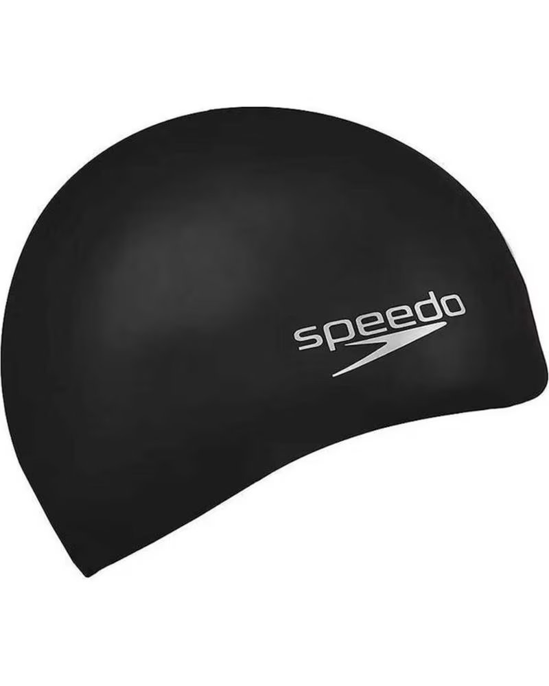 SPEEDO TOUCA DE NATAÇÃO SPEEDO DE SILICONE UNISSEX PRETA NEGRO
