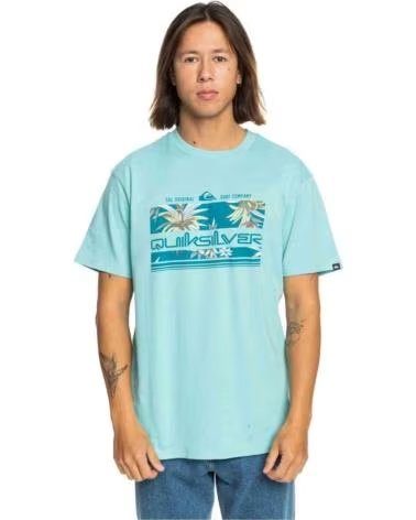 QUIKSILVER CAMISETA ESTAMPADA QUIKSILVER TROPRAINBOWSS MANGA CURTA MASCULINA AZUL