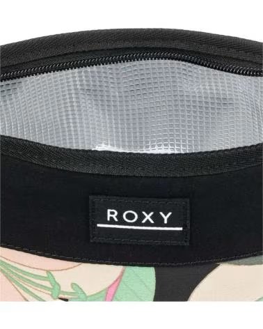 ROXY ROXY SUBSTITUTE TOILETRY BAG BLACK FLORAL PRINT MULTICOLOR