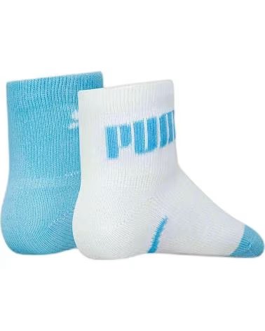 CONFEZIONE DA 2 CALZINI PUMA A MEZZA GAMBA BLU E BIANCHI AZUL