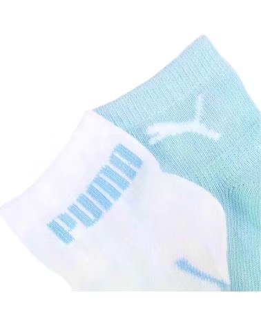 CONFEZIONE DA 2 CALZINI PUMA A MEZZA GAMBA BLU E BIANCHI AZUL