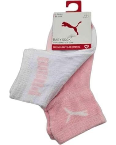 PUMA CALZINI SPORTIVI PUMA DA DONNA - ROSA E BIANCO ROSA