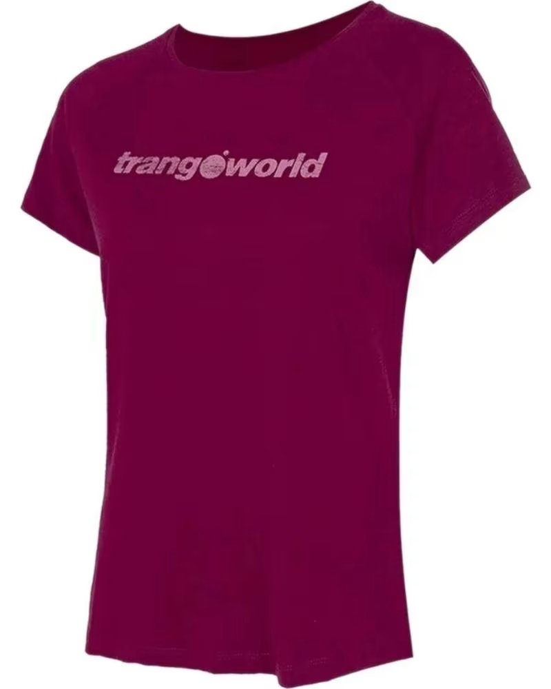 TRANGOWORLD T-SHIRT A MANICHE CORTE TRANGOWORLD DA DONNA ROJO