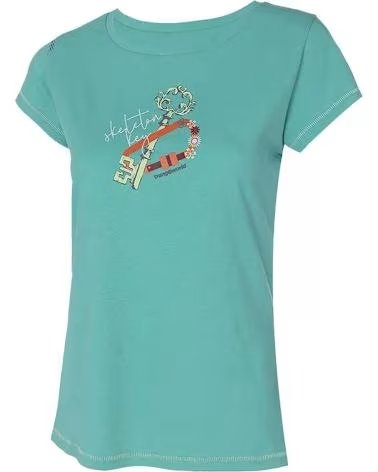 TRANGOWORLD MAGLIETTA TRANGOWORLD "VERDE" MANICA CORTA DONNA VERDE