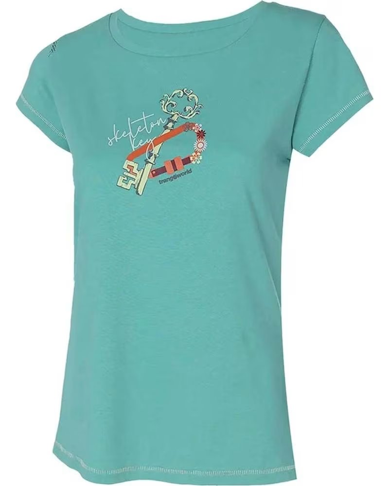 TRANGOWORLD TRANGOWORLD "VERDE" SHORT SLEEVE T-SHIRT WOMEN VERDE