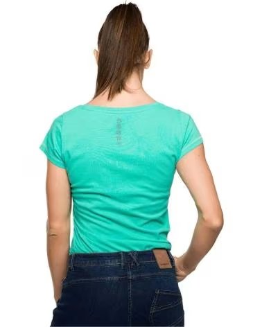 TRANGOWORLD TRANGOWORLD "VERDE" SHORT SLEEVE T-SHIRT WOMEN VERDE