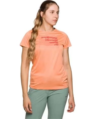 TRANGOWORLD TRANGOWORLD CAMISETA MANGA CORTA PARA MUJER NARANJA
