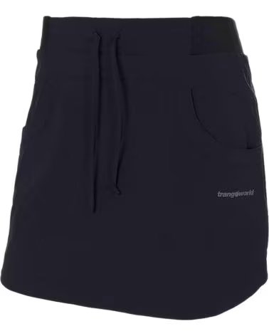 TRANGOWORLD FALDA PC010075-110 EN PARA MUJER NEGRO