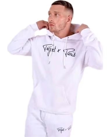 PROJECT X PARIS PROJECT X PARIS FELPA CON CAPPUCCIO MODELLO 1 920 010 BLANCO
