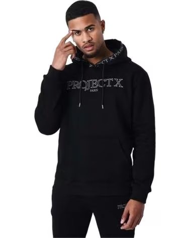 PROJECT X PARIS SUDADERA CON CAPUCHA EN NEGRO PARA HOMBRE MULTICOLOR