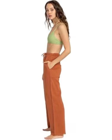 BILLABONG BILLABONG WOMEN´S LINEN PALAZZO PANTS NARANJA