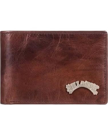CARTEIRA DE COURO BILLABONG PARA HOMEM CASTANHO MARRON