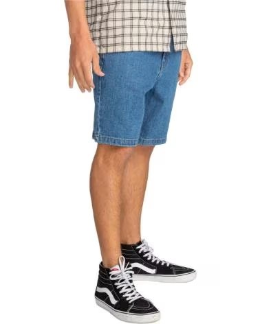 BILLABONG PANTALÓN CORTO DE DENIM PARA HOMBRE BILLABONG AZUL