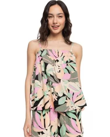 ROXY ROXY OBERTEIL MIT BLATTDRUCK FÜR DAMEN MULTICOLOR