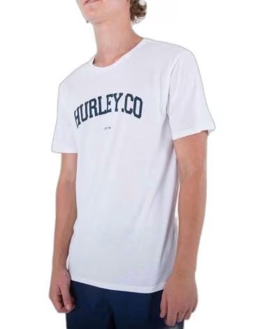HURLEY CAMISETA HURLEY DE MANGA CORTA PARA HOMBRE BLANCO