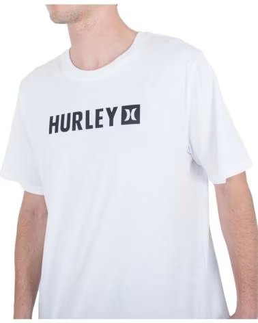 HURLEY T-SHIRT HURLEY À MANCHES COURTES POUR HOMME BLANCO