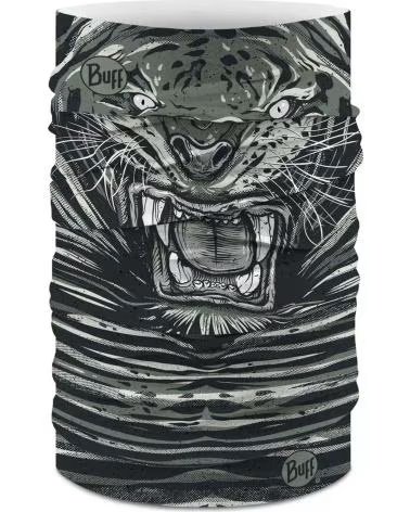 BUFF GOLA DE PESCOÇO UNISSEX COM ESTAMPA DE TIGRE GRIS