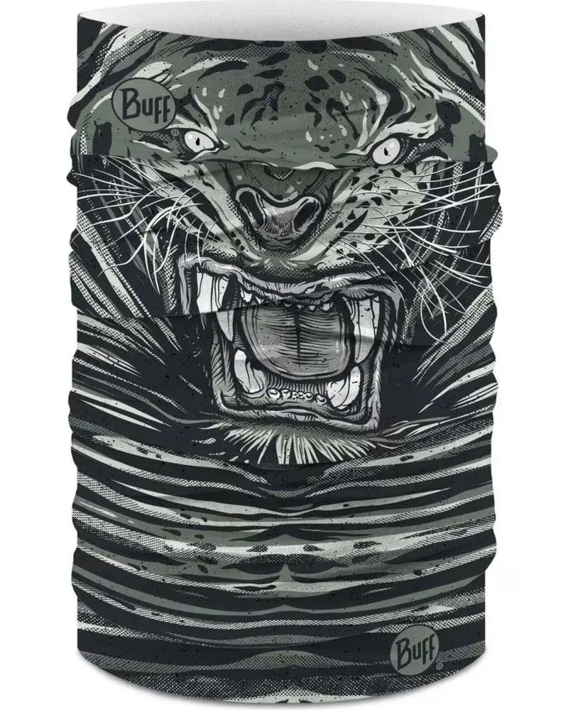 BUFF GOLA DE PESCOÇO UNISSEX COM ESTAMPA DE TIGRE GRIS